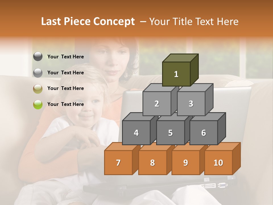 Family Play Settee PowerPoint Template