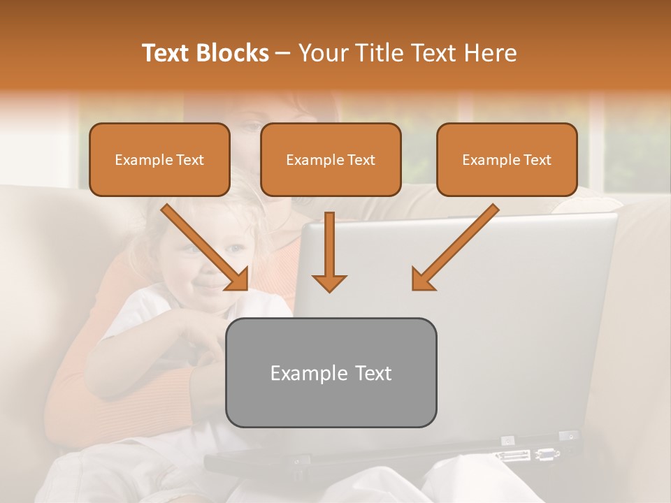 Family Play Settee PowerPoint Template