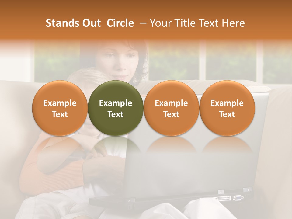 Family Play Settee PowerPoint Template