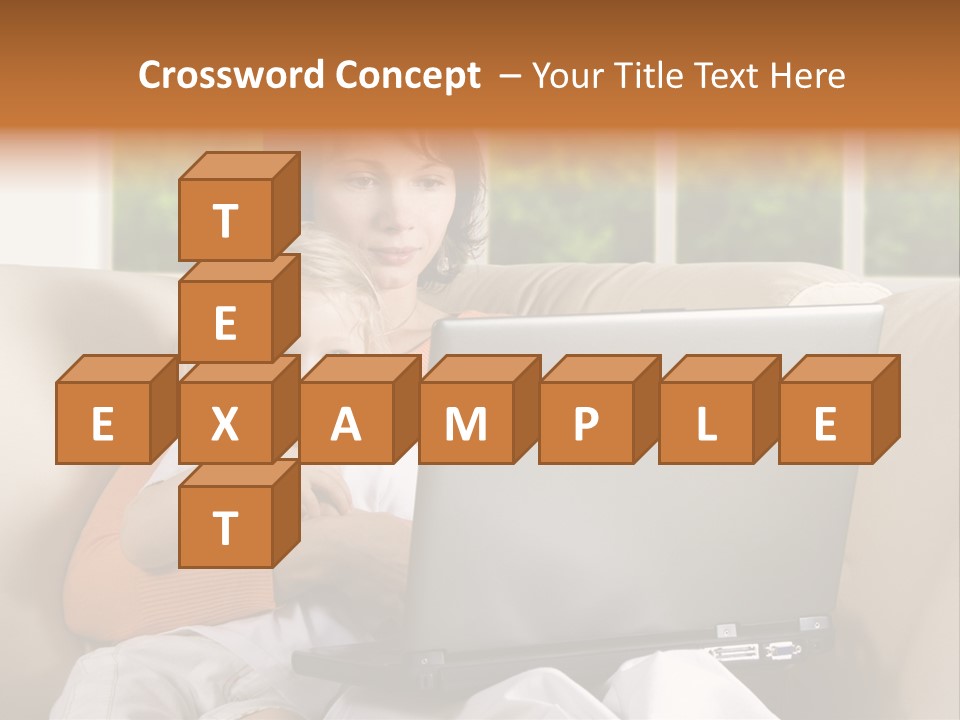 Family Play Settee PowerPoint Template