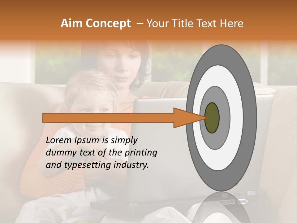 Family Play Settee PowerPoint Template