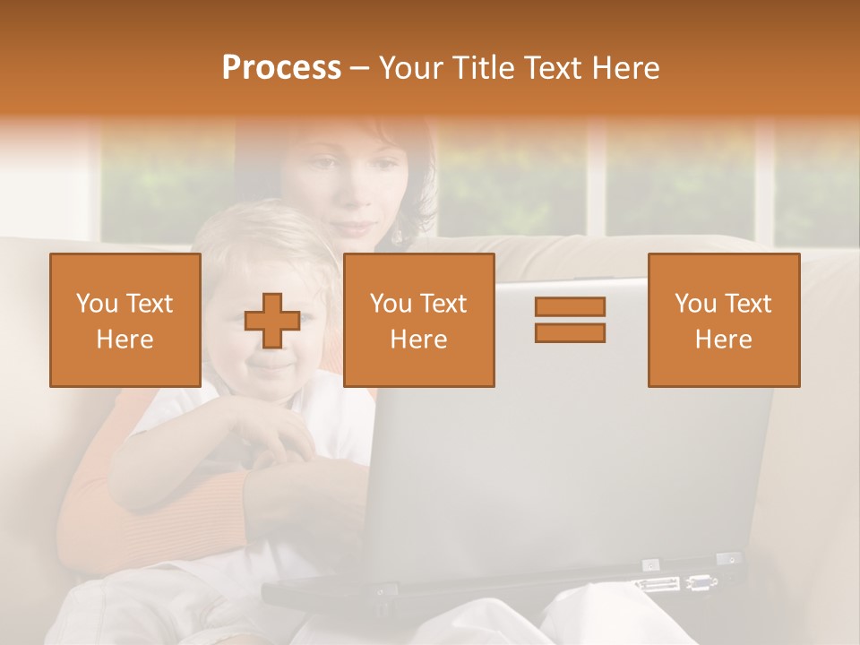 Family Play Settee PowerPoint Template