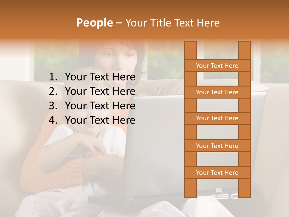 Family Play Settee PowerPoint Template