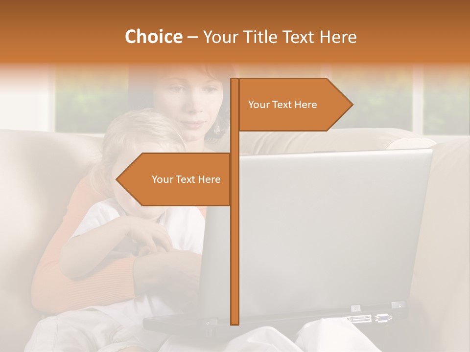 Family Play Settee PowerPoint Template