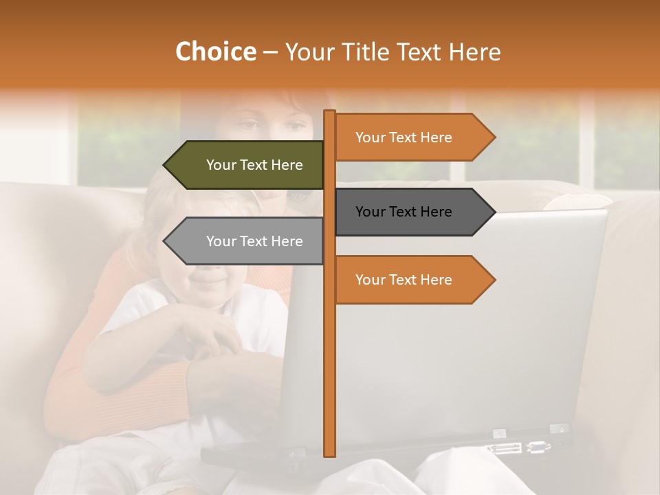 Family Play Settee PowerPoint Template