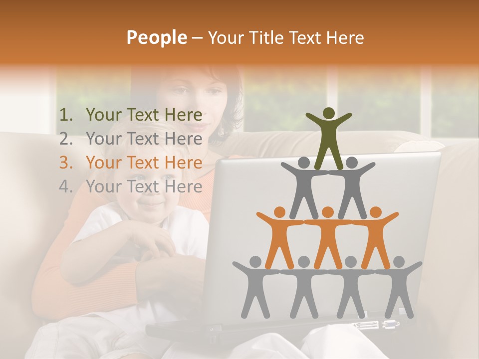 Family Play Settee PowerPoint Template