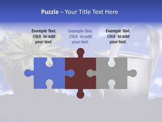 Gain Yellow White PowerPoint Template