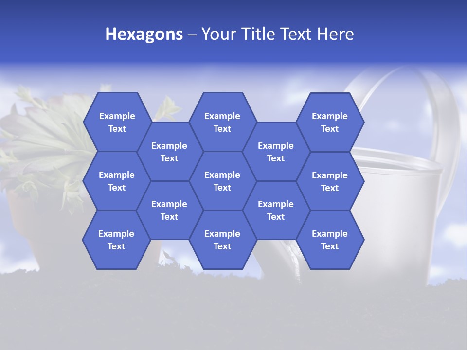 Gain Yellow White PowerPoint Template