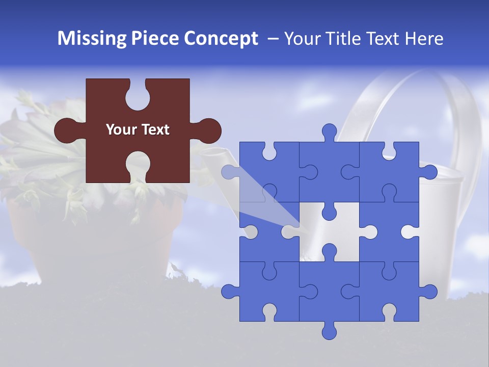 Gain Yellow White PowerPoint Template