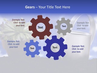 Gain Yellow White PowerPoint Template