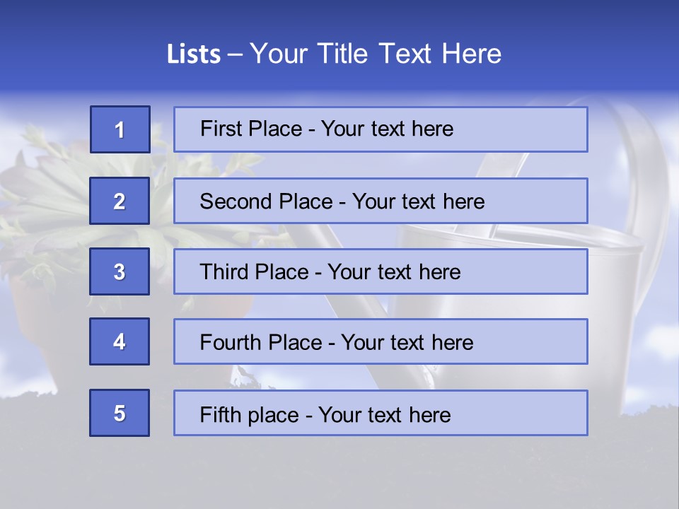 Gain Yellow White PowerPoint Template
