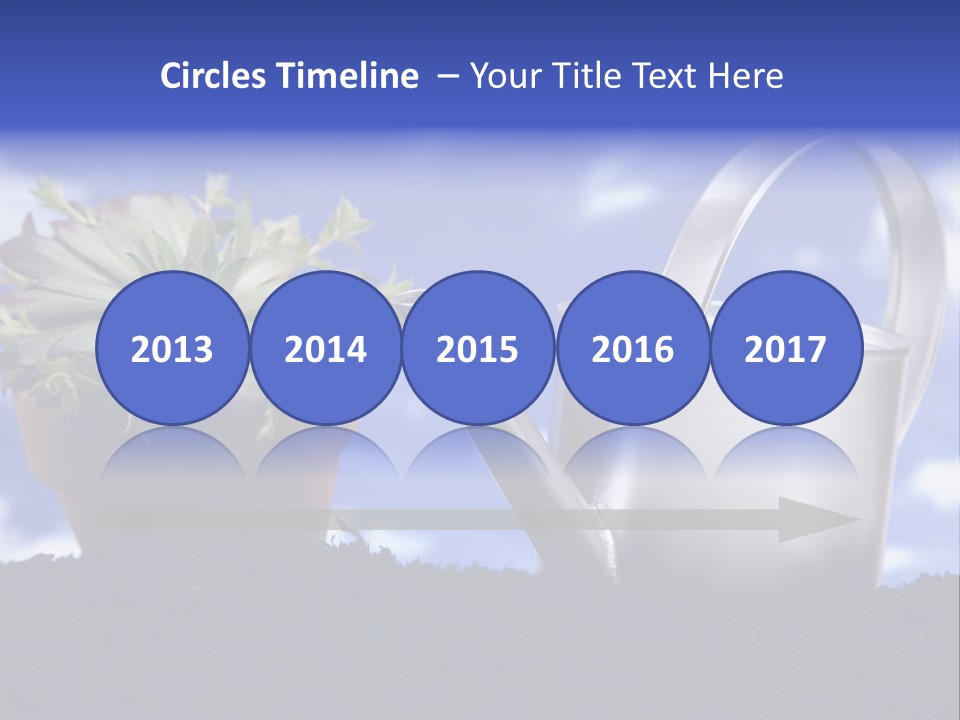 Gain Yellow White PowerPoint Template