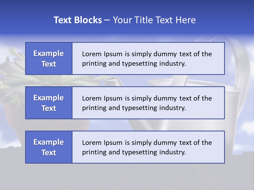 Gain Yellow White PowerPoint Template