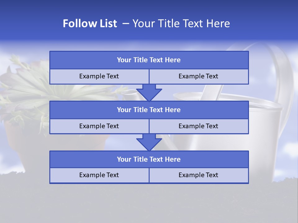 Gain Yellow White PowerPoint Template