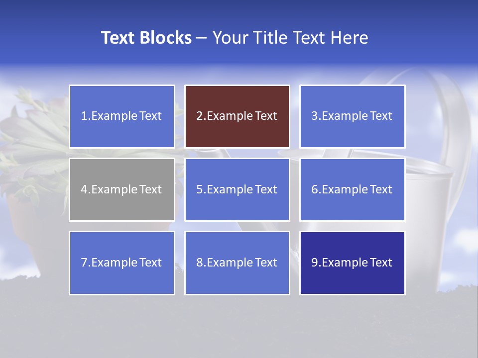 Gain Yellow White PowerPoint Template