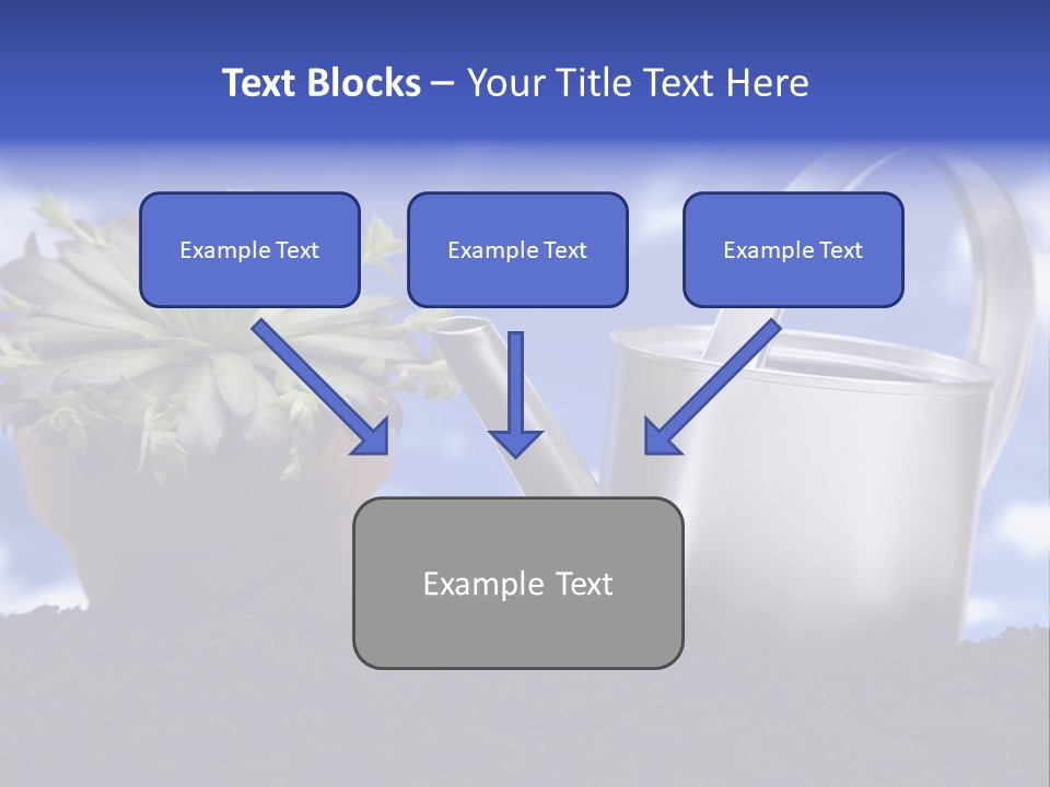 Gain Yellow White PowerPoint Template