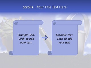 Gain Yellow White PowerPoint Template