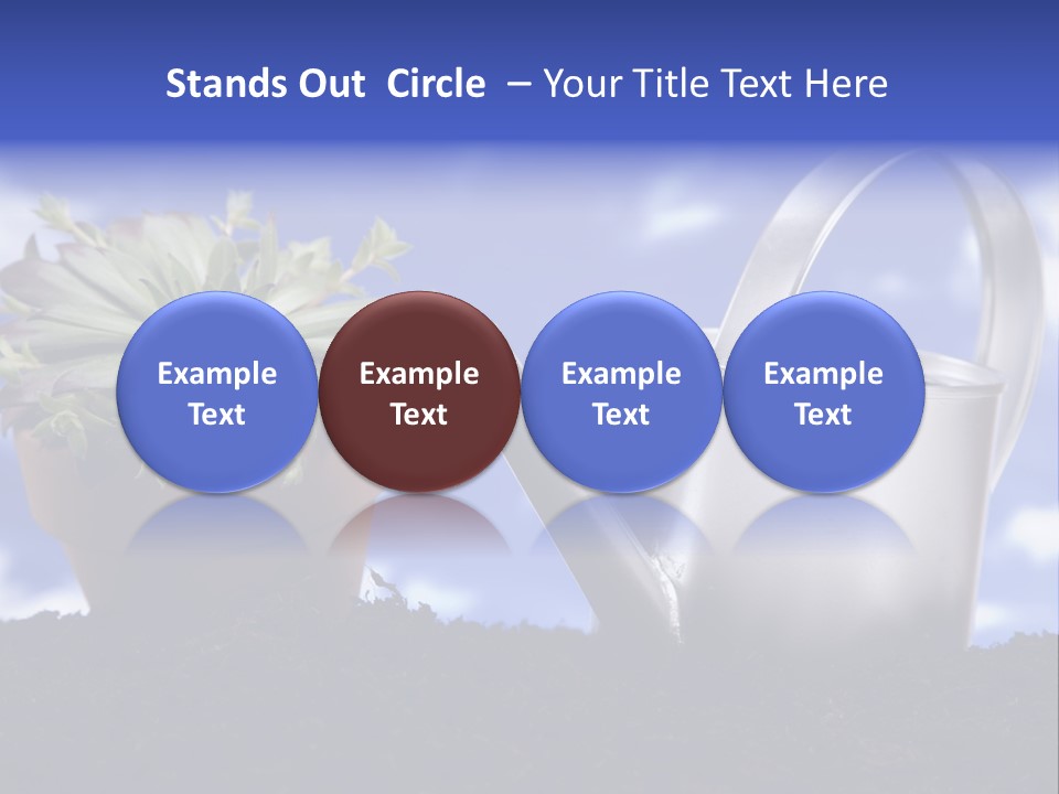 Gain Yellow White PowerPoint Template