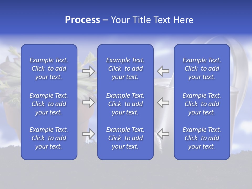 Gain Yellow White PowerPoint Template