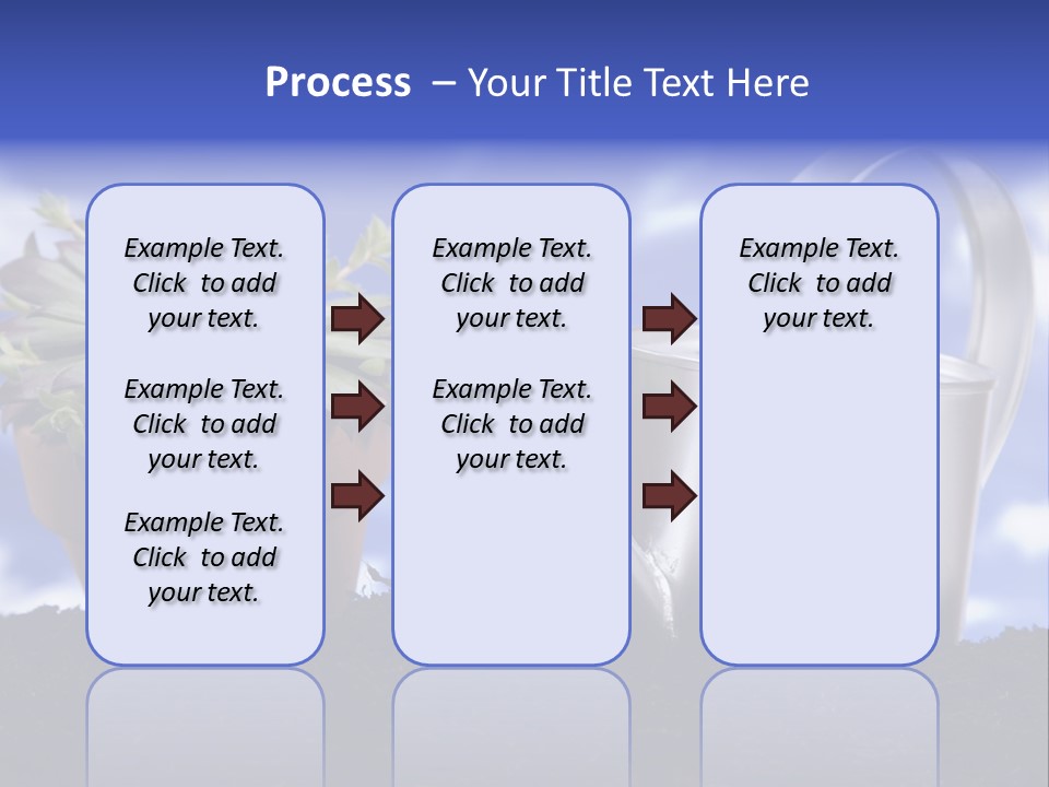 Gain Yellow White PowerPoint Template
