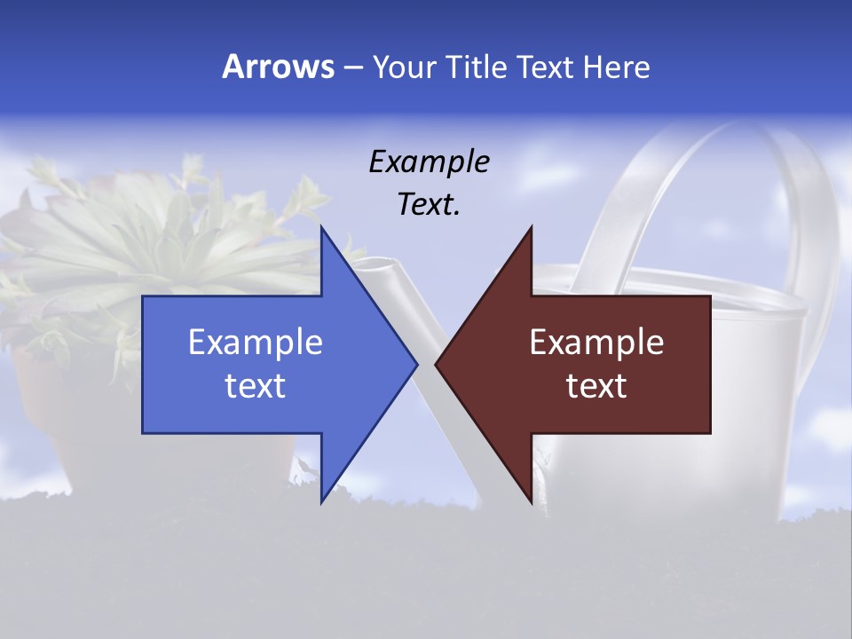 Gain Yellow White PowerPoint Template