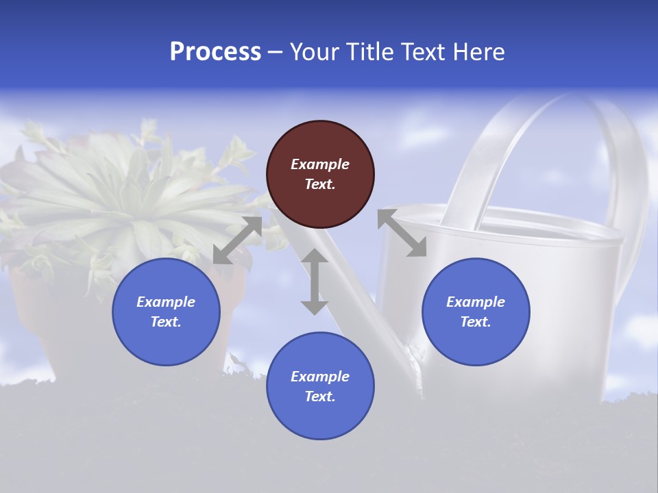 Gain Yellow White PowerPoint Template