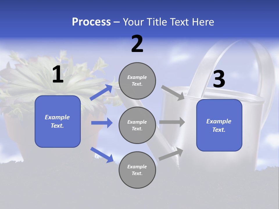 Gain Yellow White PowerPoint Template
