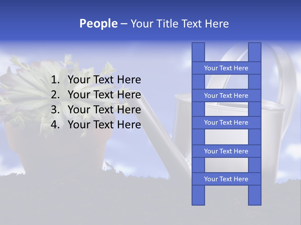 Gain Yellow White PowerPoint Template
