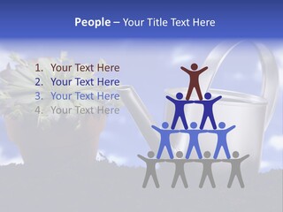 Gain Yellow White PowerPoint Template