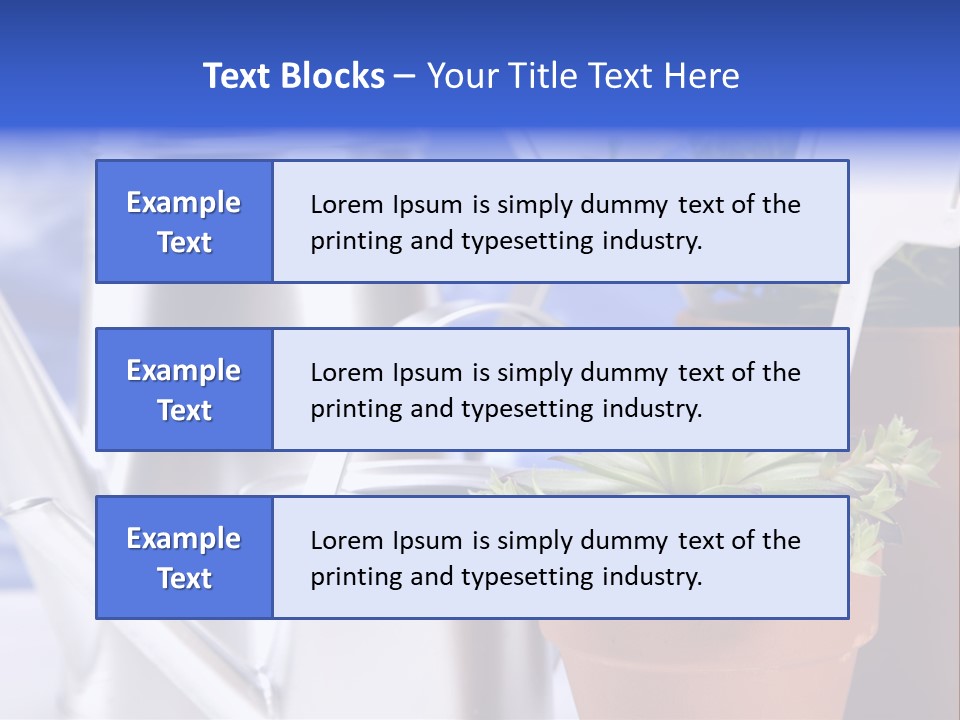 Block Precious Symbol PowerPoint Template