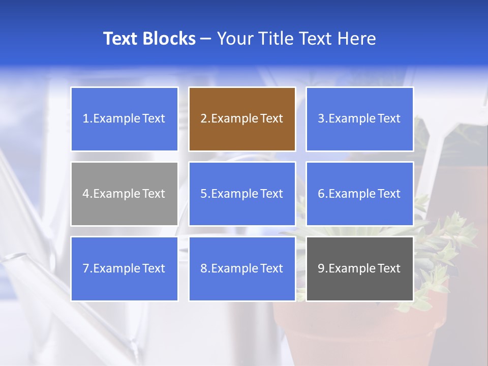Block Precious Symbol PowerPoint Template