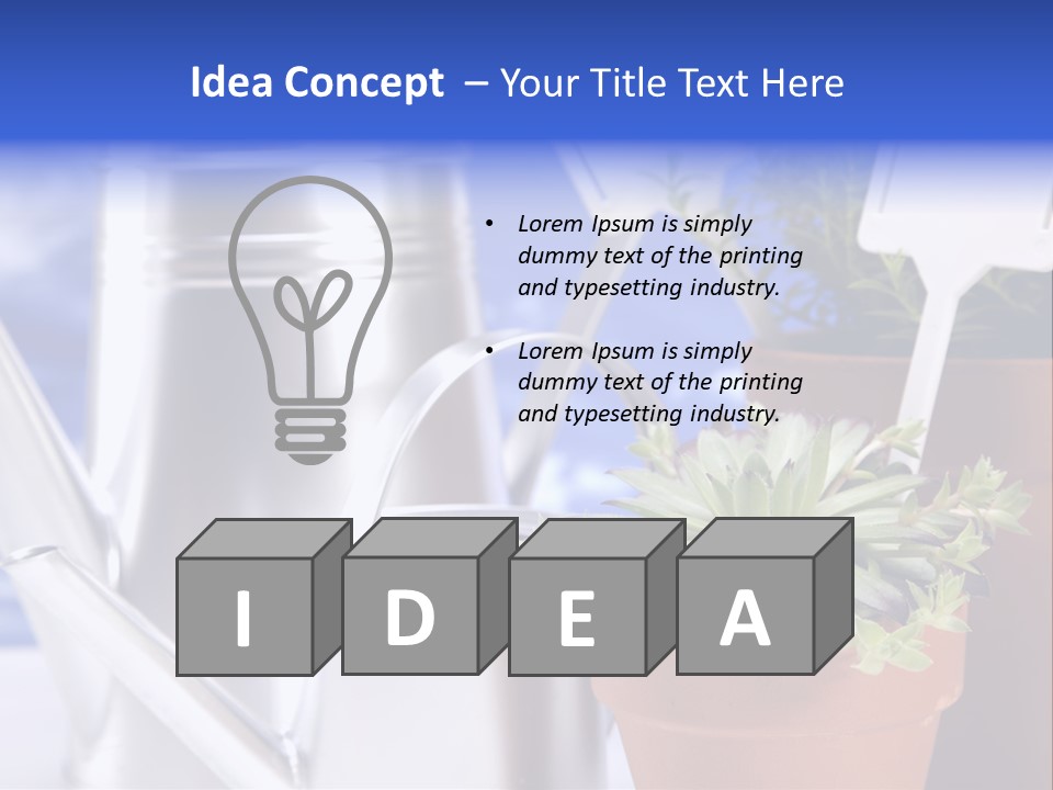 Block Precious Symbol PowerPoint Template