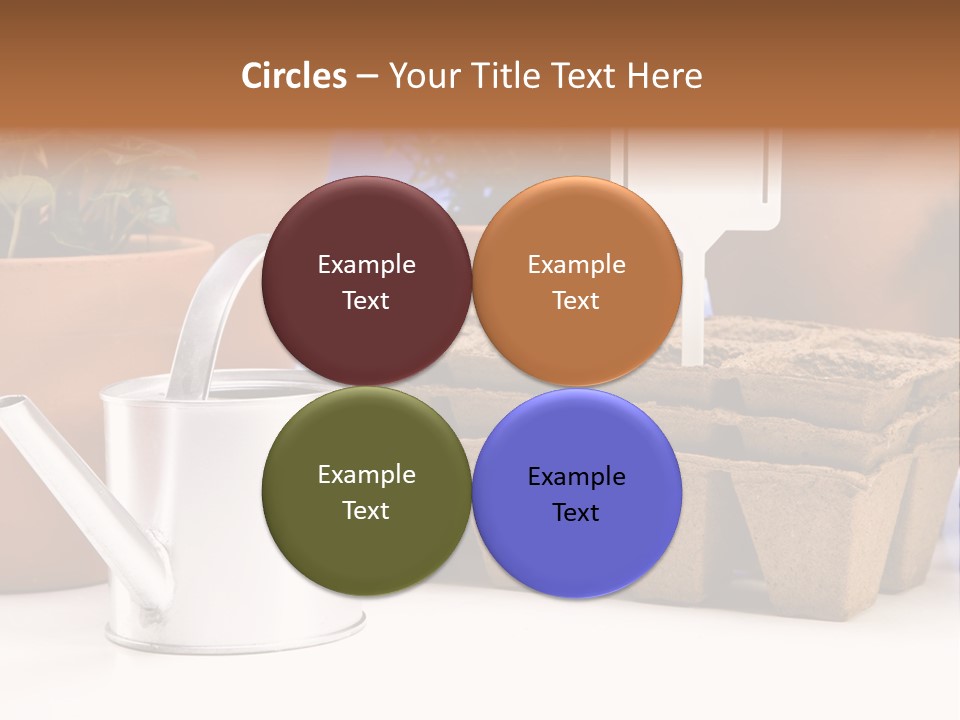 Goal Stock Graph PowerPoint Template