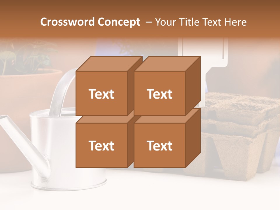 Goal Stock Graph PowerPoint Template