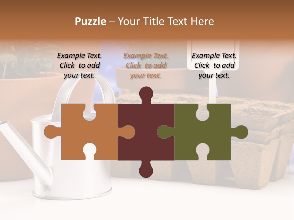 Goal Stock Graph PowerPoint Template