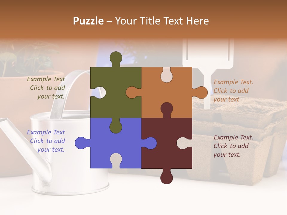 Goal Stock Graph PowerPoint Template