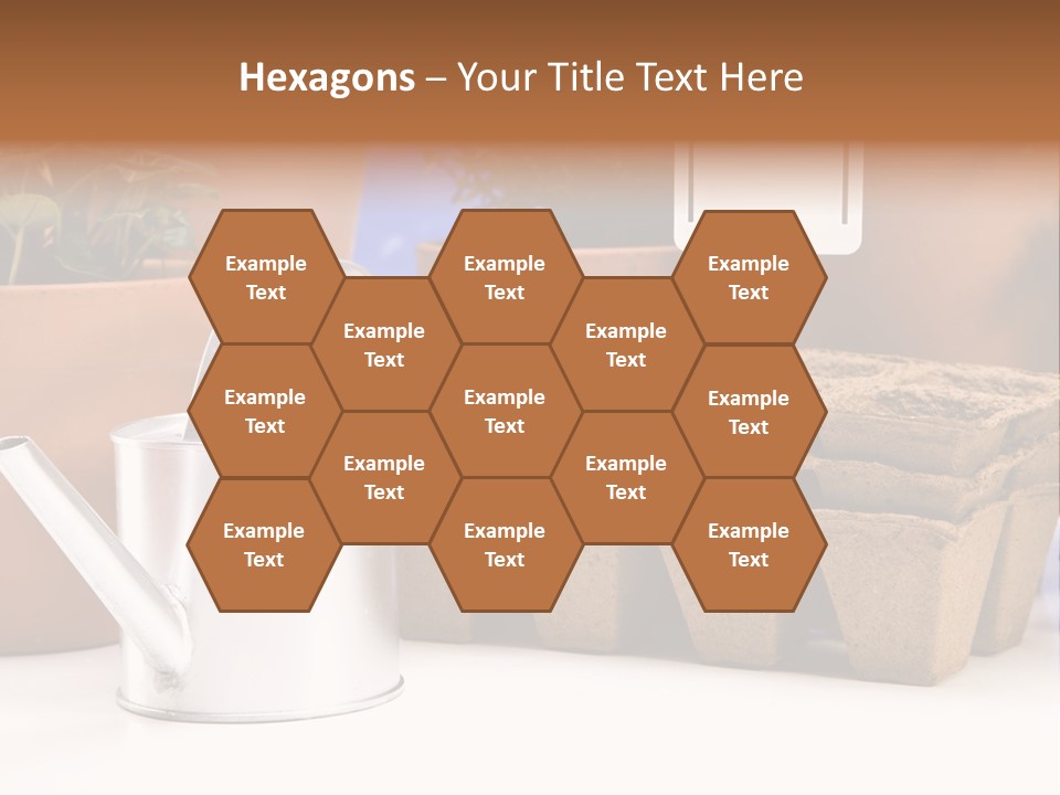 Goal Stock Graph PowerPoint Template