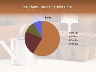 Goal Stock Graph PowerPoint Template