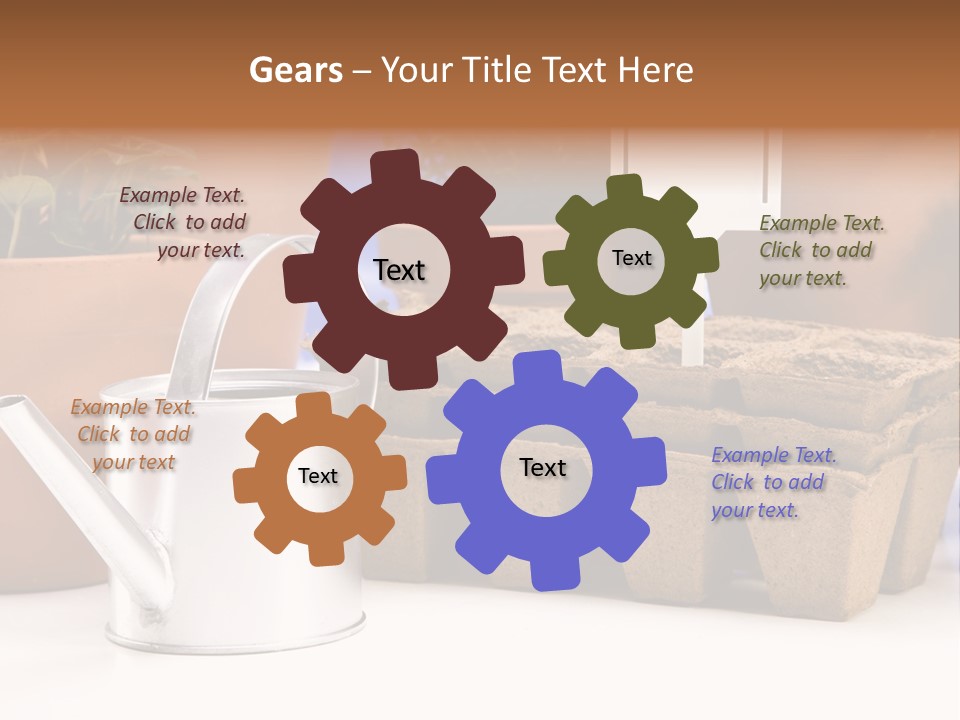 Goal Stock Graph PowerPoint Template