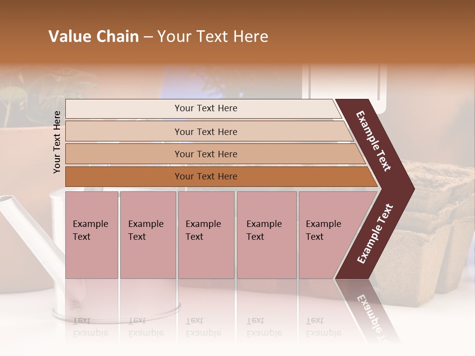 Goal Stock Graph PowerPoint Template