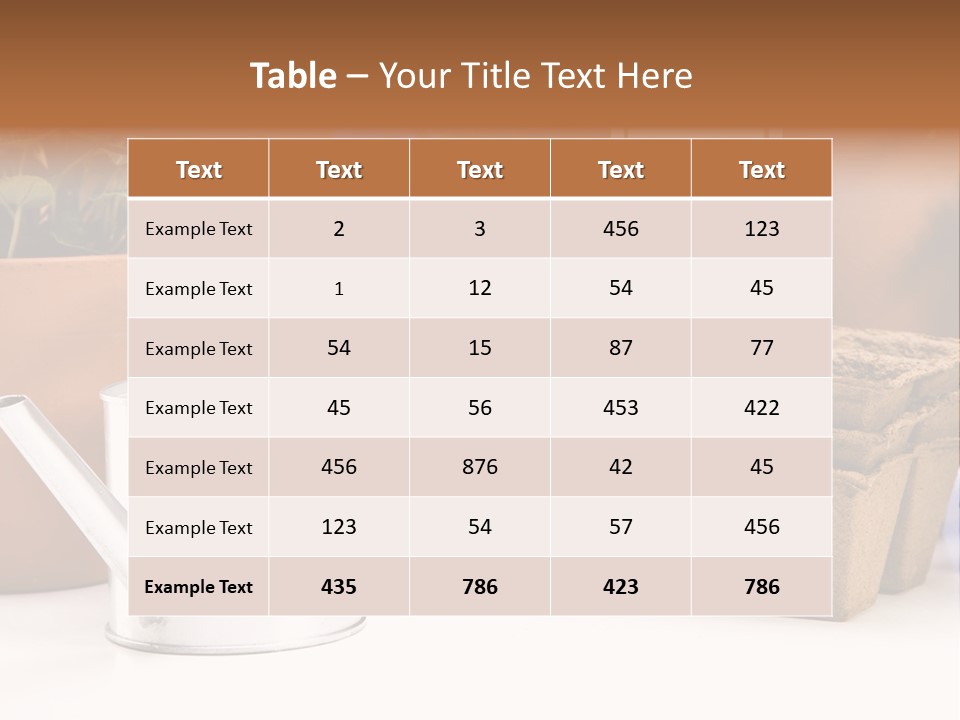 Goal Stock Graph PowerPoint Template