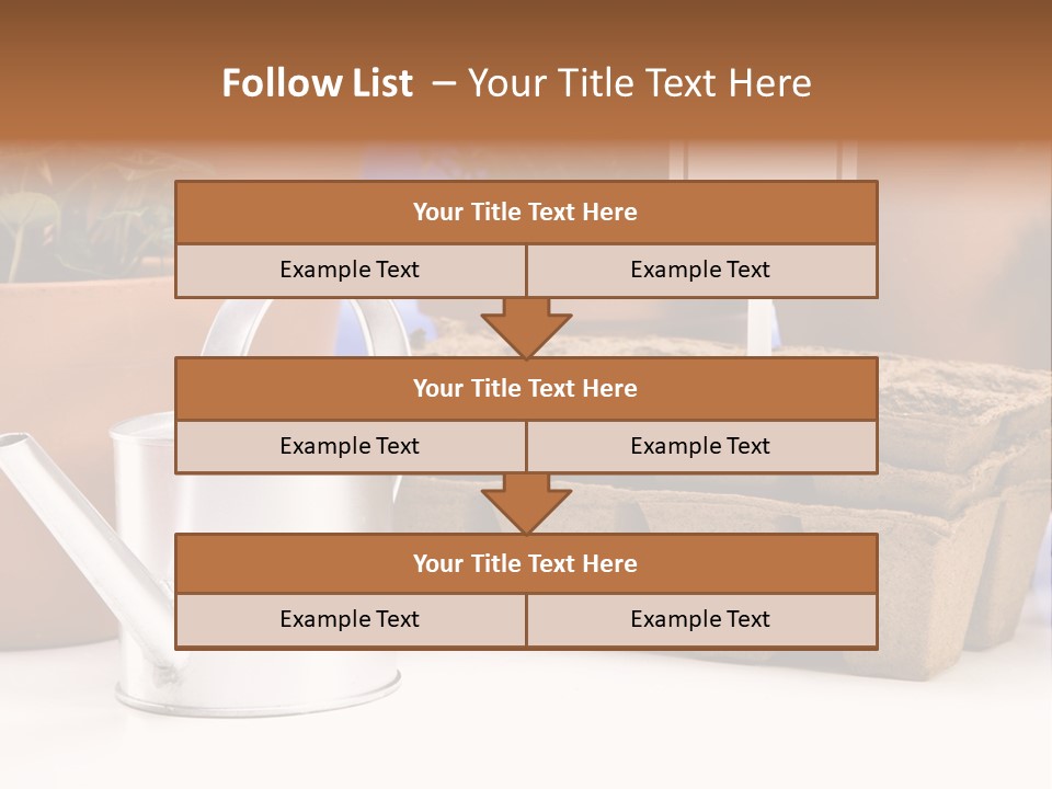 Goal Stock Graph PowerPoint Template