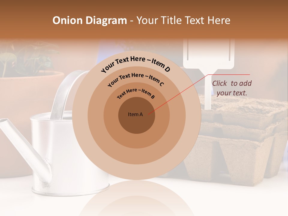 Goal Stock Graph PowerPoint Template