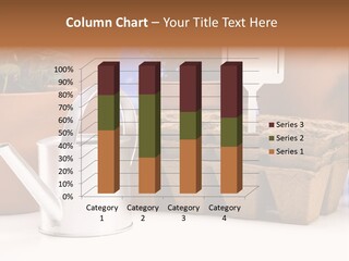 Goal Stock Graph PowerPoint Template