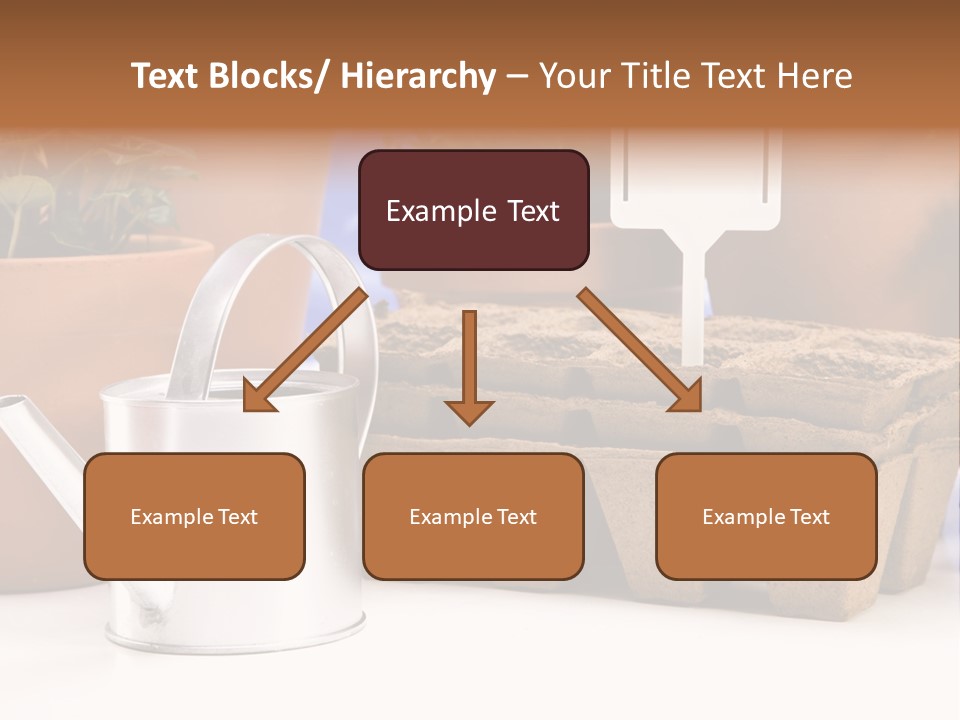 Goal Stock Graph PowerPoint Template