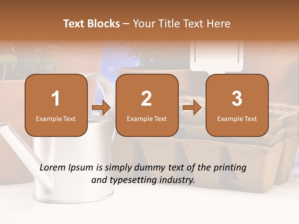 Goal Stock Graph PowerPoint Template