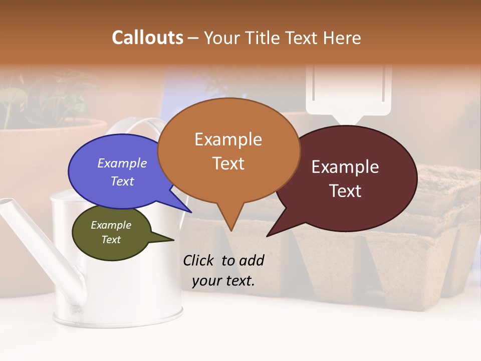 Goal Stock Graph PowerPoint Template
