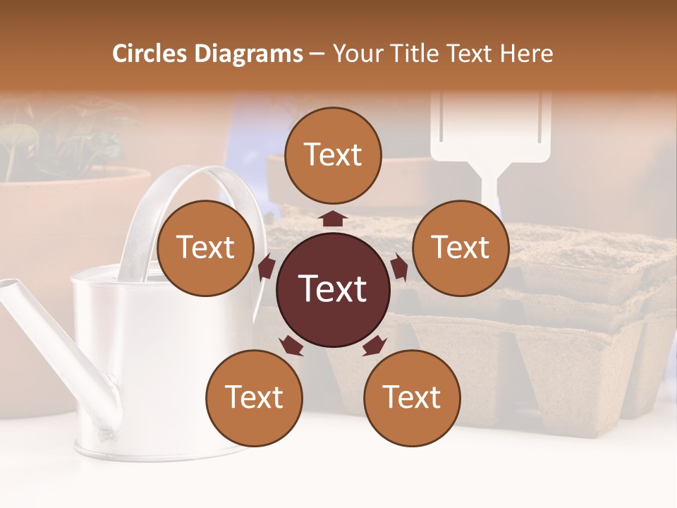 Goal Stock Graph PowerPoint Template