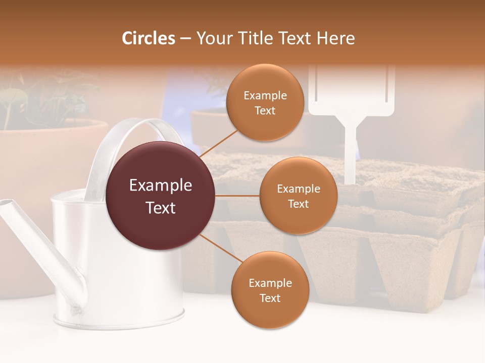 Goal Stock Graph PowerPoint Template