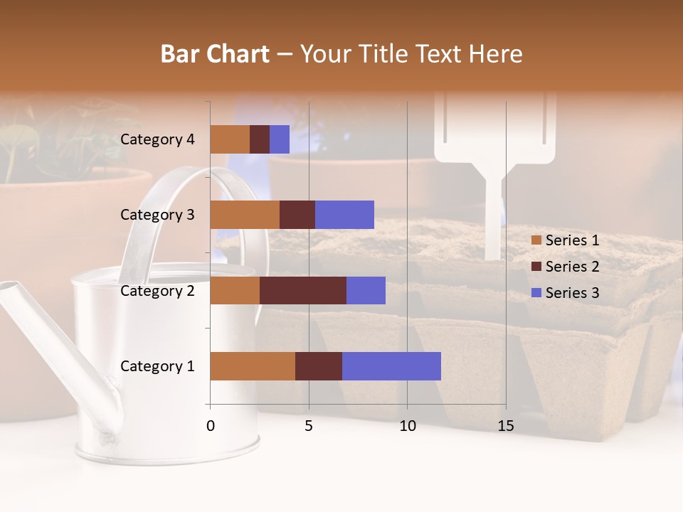 Goal Stock Graph PowerPoint Template